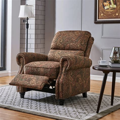 Lane furniture soft touch recliner chair. Homesvale Cari Push Back Recliner Chair, Paisley - Walmart ...