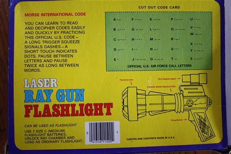 Laser Ray Gun Flashlight Back Tim Mee Toys Donald Deveau Flickr