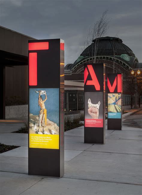 Tacoma Art Museum Wayfinding Signage Design Wayfinding Wayfinding