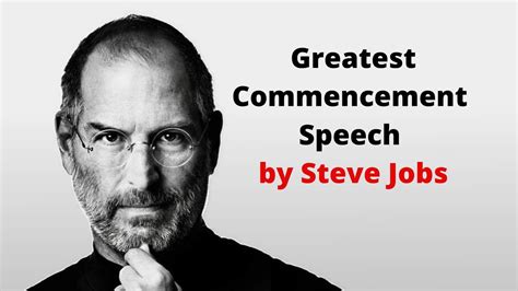 Steve Jobs Greatest Commencement Speech Must Watch Youtube