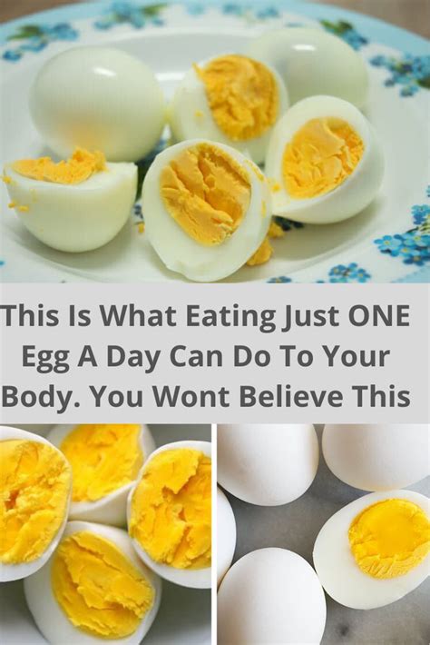 this is what eating just one egg a day can do to your body you wont believe this food lover