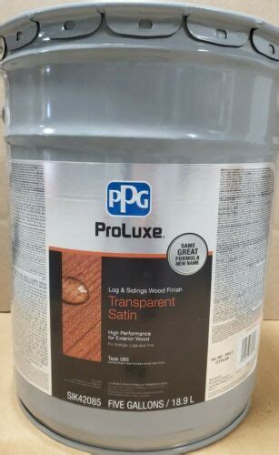 Ppg Proluxe Sikkens Cetol Log And Siding 5 Gallon 6 Colors