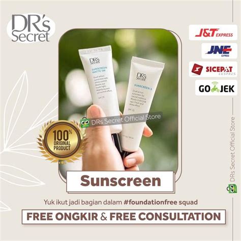 Jual Dr Secret Sunscreen 5 Normal Matte Original Shopee Indonesia