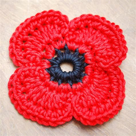 Remembrance Poppy Crochet Project Emma Leith