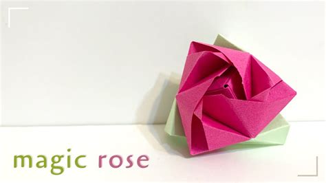 Magic Rose Cube Valentines Day T Modular Origami Origami Stop