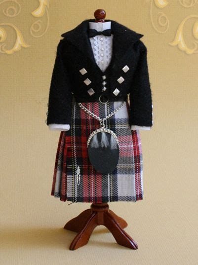 Ko302 Tailors Dummy Scots Mens Classic Kilt Sporran And Jacket