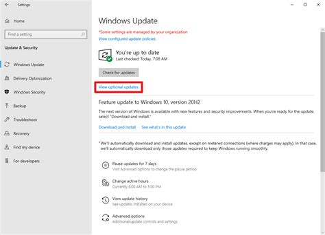 New Windows 10 Manual Driver Updates Process Starts On November 5 2020
