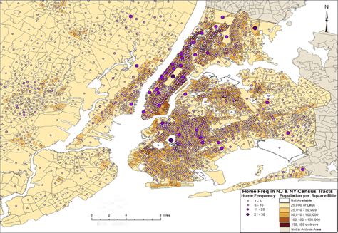 population density and transit app users home locations in new york download scientific
