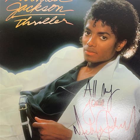 Sold Price Michael Jackson Thriller Signed Album March 6 0120 900