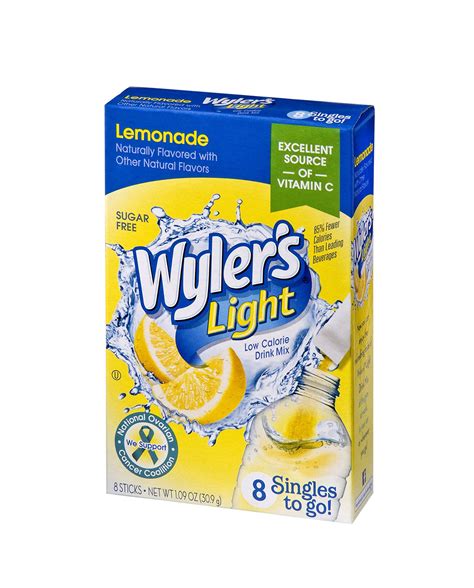 Wyler S Light Singles To Go Powder Packets Water Drink Mix Lemonade