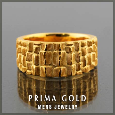 Prima Gold Japan 24k Mens Pure Gold Ring Gold Pure Gold K24yg