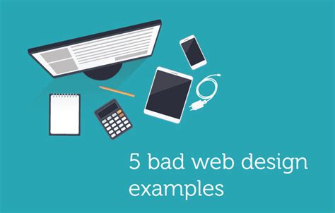5 Bad Web Design Examples
