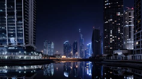 2048x1152 Dubai City Lights 2048x1152 Resolution Wallpaper Hd City