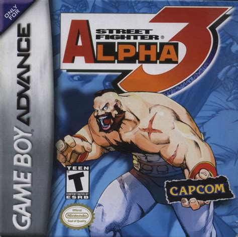Street Fighter Alpha 3 2002 Game Boy Advance Box Cover