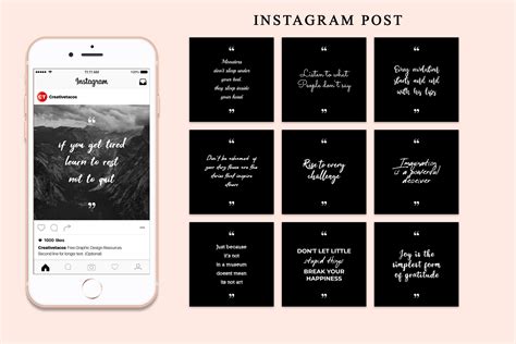 How to create an instagram post 1. Simple Instagram Post Templates