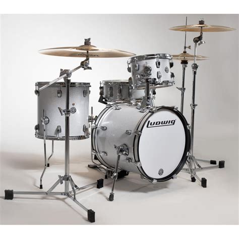 Ludwig Questlove Breakbeats Kit White Sparkle From Rimmers Music