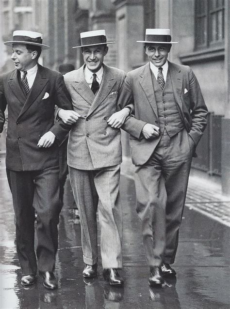 Some Fashionable Young Chaps From The 20s 1920s Mens Fashion 1920s