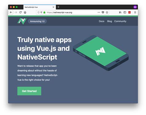 Announcing Nativescript Vue 10 The Nativescript Blog