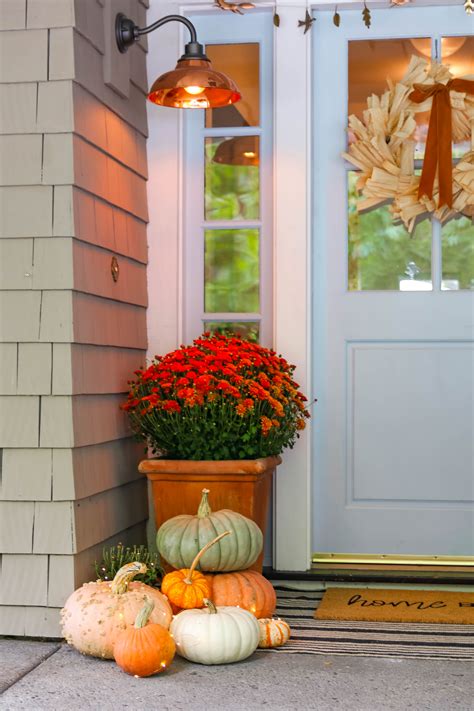 How To Create A Beautiful Fall Porch Modern Glam