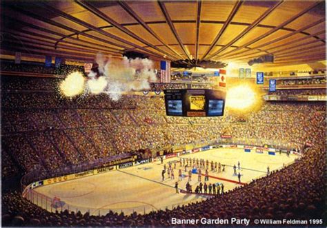 Boston Garden Party Boston Bruins Print The Stadium Shoppe
