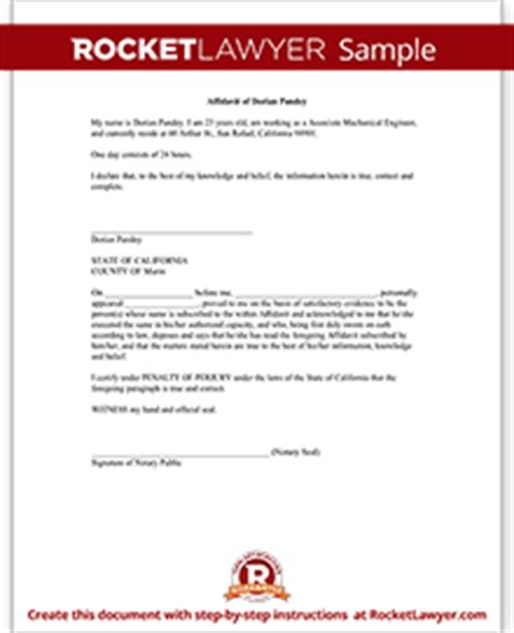 29+ Free Affidavit Form Examples - PDF | Examples