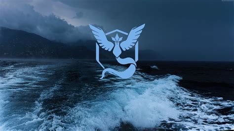 Team Mystic Blue Pokemon Go Waves Wallpapers Hd Desktop And Mobile