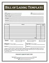 Trucking Bill Of Lading Pictures