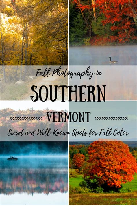 Incredible Vermont Fall Foliage Photography In Bennington County