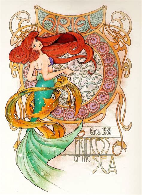 Disney Princess Art Nouveau Imgur Art Nouveau Disney Disney