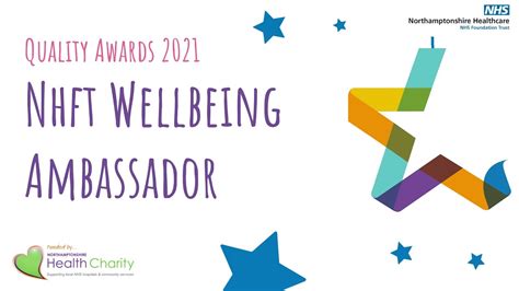 Quality Award 2021 Wellbeing Ambassador Shortlist Youtube