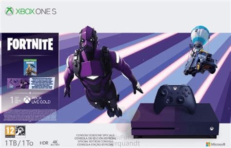 Xbox One S Fortnite Edition Violette Konsole Kommt Für
