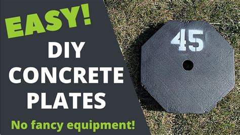 DIY Concrete Weight Plates | Step-by-step Tutorial - YouTube