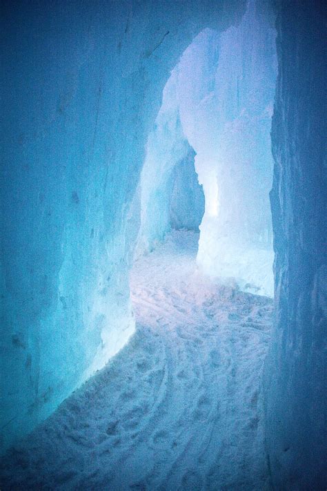 Hd Wallpaper Canada Edmonton Ice Tunnel Yeg Blue Nature Day