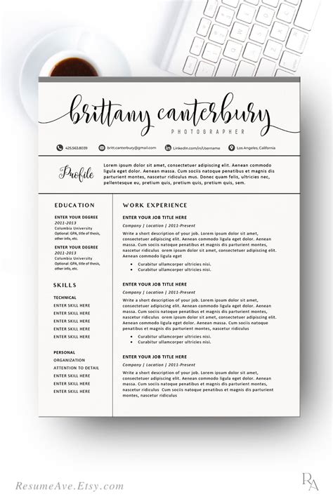 18 Copy And Paste Resume Template For Word That You Can Imitate
