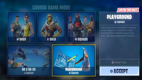 New Fortnite Update Out Now Playground Ltm Is Back Fortnite Battle