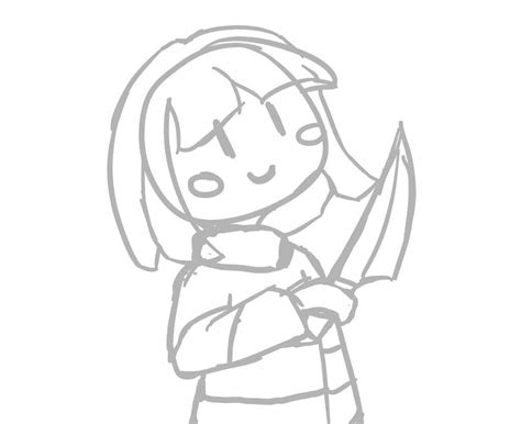 Simple Drawing Of Chara Undertale Amino