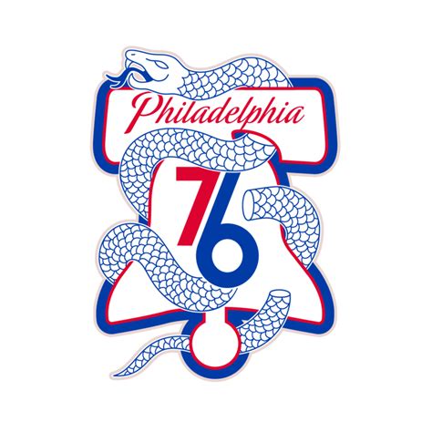 The 76ers logo is one of the nba logos and is an example of the sports industry logo from united states. 76ers to use 'snake' logo at center court for playoffs ...