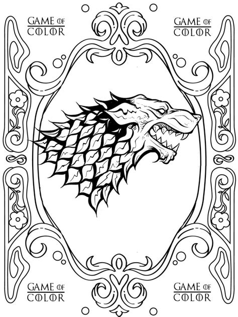 We made some game of thrones colouring page freebies just in time for the season 4 finale! Game Of Thrones Coloring Pages - Coloring Home