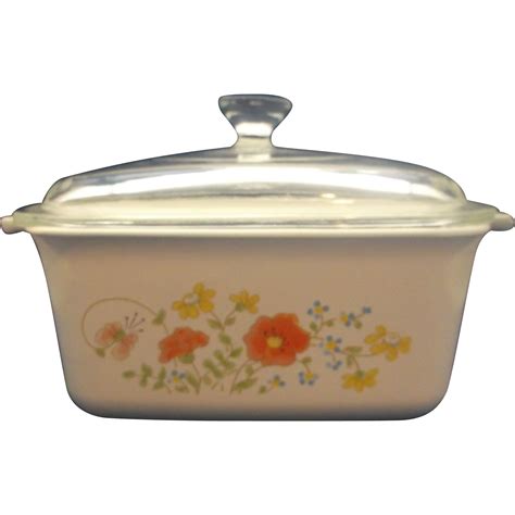 Corning Ware Wildflower Covered 1.5L Deep Rectangle Casserole Dish from ...