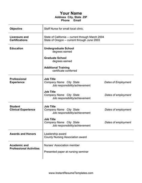 Your resume template has been professionally designed for the right balance of style and content. Download Simple Microsoft Word Nursing Resume CV Template for Free - TidyTemplates