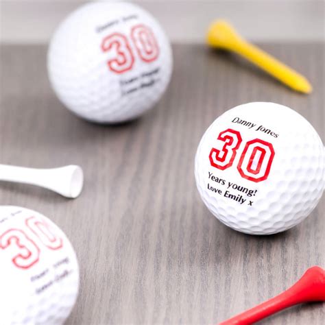 Personalised Birthday Golf Ball By Letteroom