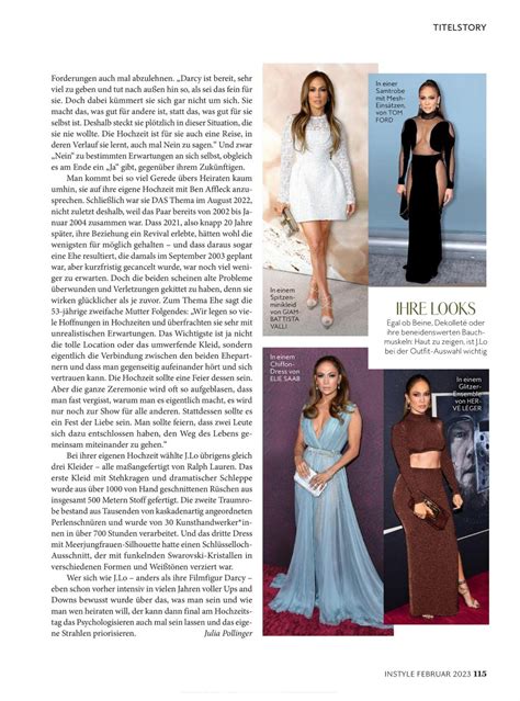Jennifer Lopez Instyle Magazine Germany February 2023 Issue Celebmafia
