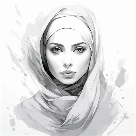 Premium Vector Muslim Girl Illustration