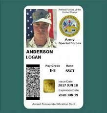 Free Fake Retired Military Id Card Ekonelo