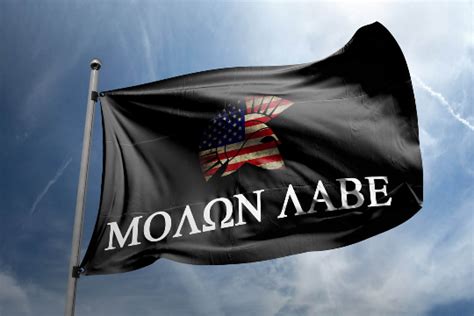 Molon Labe Flag Come And Take It Custom 2nd Amendement Flag