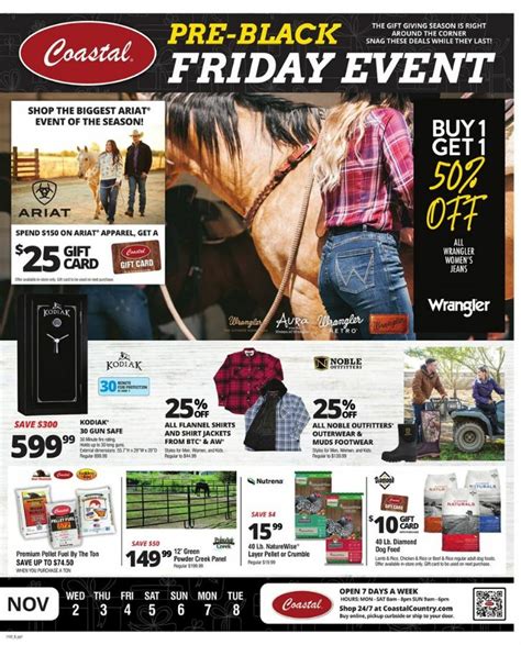Coastal Farm & Ranch Ad Circular - 11/02 - 11/08/2022 | Rabato