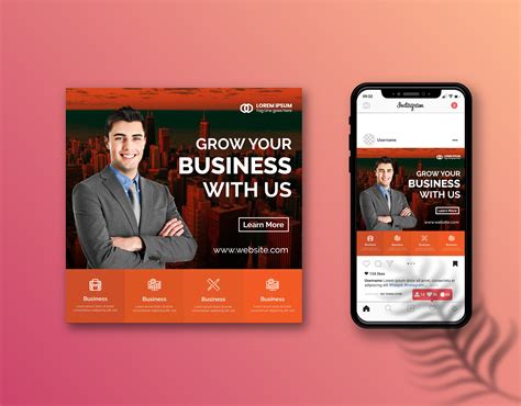 Corporate Social Media post Template design :: Behance
