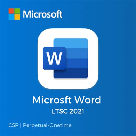Microsoft Word Ltsc 2021 Csp Perpetual