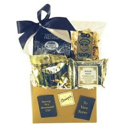 Here are the top 9 sorry gifts from which you can choose one, for your personal apology, 1. So very sorry apology gift basket Gourmet Baskets and Gifts