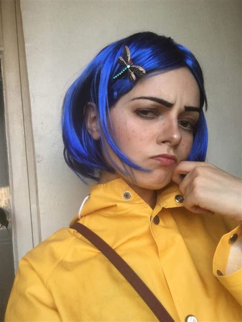 Coraline Coraline Jones Cosplay Costume Outfits Yellow Hooded Etsy